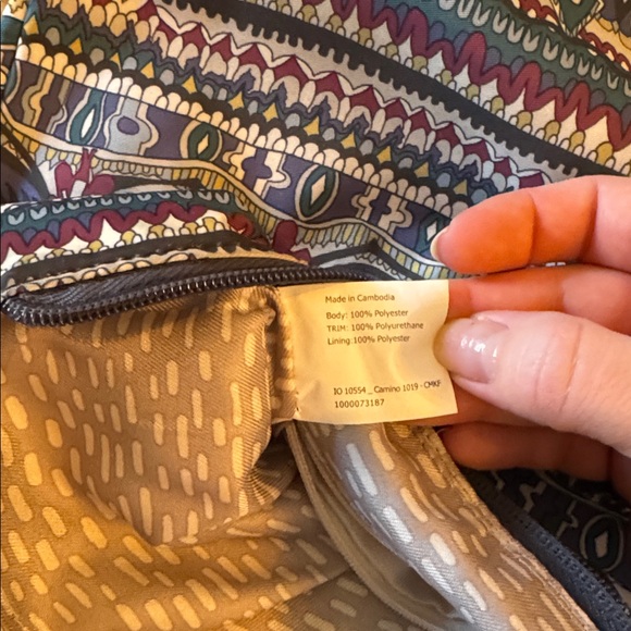 EUC Sakroots Eco Twill Multicolor Patterned crossbody Bag - Picture 11 of 14